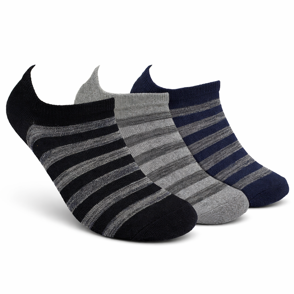 HolaCozy Men’s Cotton Blend No Show Socks – Assorted, Pack of 9 Pairs