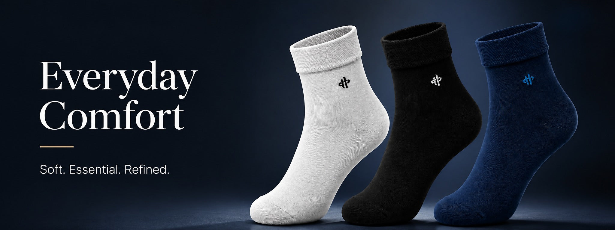 Men's socks collection banner